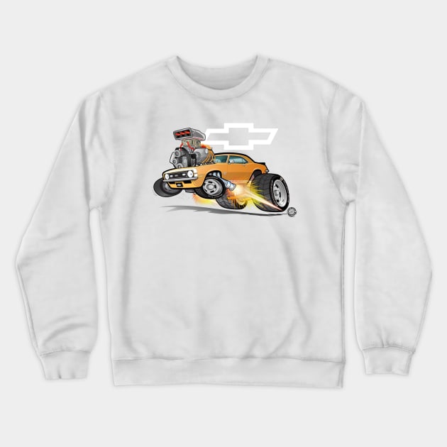 68 SS Blown Yellow Crewneck Sweatshirt by Goin Ape Studios